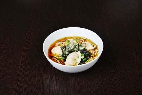 ワンタンメン（塩・醤油)/ Chinese Dumpling ramen | Mì hoành thánh súp muối, tương