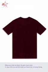ECOSTAR, t-shirt Soft wash , cổ tròn, red,TM-009-M1-I0001
