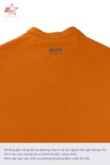 ECOSTAR, t-shirt garment dye , cổ trụ,Orange,TM-012-M3-I0003