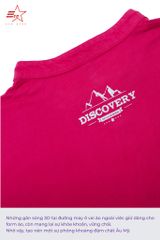 ECOSTAR, t-shirt garment dye , cổ trụ, Pink,TM-012-M1-I0002