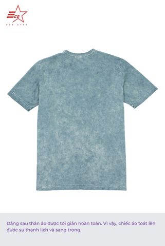 ECOSTAR, t-shirt garment dye , cổ tròn, Green,TM-010FS-M1-I0010