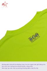 ECOSTAR, t-shirt garment dye , cổ tròn, Green,TM-010-M1-I0005