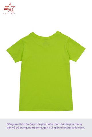 ECOSTAR, t-shirt garment dye , cổ tim, Green,TW-001-M5-I0002