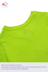 ECOSTAR, t-shirt garment dye , cổ tim, Green,TW-001-M5-I0002