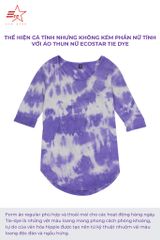 ECOSTAR, t-shirt tie dye , cổ tròn, Purple,TW-010FS-M2-I0000