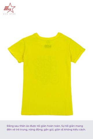 ECOSTAR, t-shirt garment dye , cổ tròn, YELLOW,TW-001-M2-I0001
