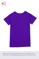 ECOSTAR, t-shirt garment dye , cổ tròn, Purple,TW-001-M4-I0001