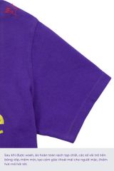 ECOSTAR, t-shirt garment dye , cổ tim, Purple,TW-002-M1-I0002