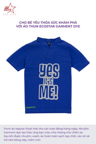 ECOSTAR, t-shirt garment dye , cổ trụ, Yellow,TB-008-M3-I0001
