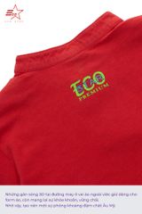 ECOSTAR, t-shirt garment dye , cổ trụ, Red,TB-008-M5-I0001