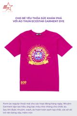 ECOSTAR, t-shirt garment dye , cổ tròn, Pink,TB-007-M5-I0005