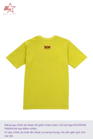 ECOSTAR, t-shirt garment dye , cổ tròn, Yellow,TB-007-M1-I0002