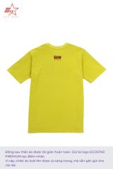 ECOSTAR, t-shirt garment dye , cổ tròn, Yellow,TB-007-M1-I0002