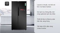 Tủ lạnh LG Inverter 613 lít GR-B247WB