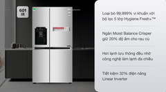 Tủ lạnh LG Inverter 601 lít GR-D247JDS