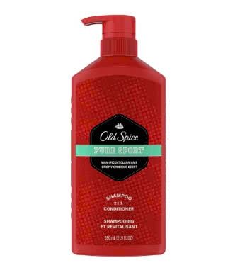 CT - Dầu gội xả Old Spice Pure Sport 2-in-1 Shampoo & Conditioner 650mL (21.9 FL OZ)