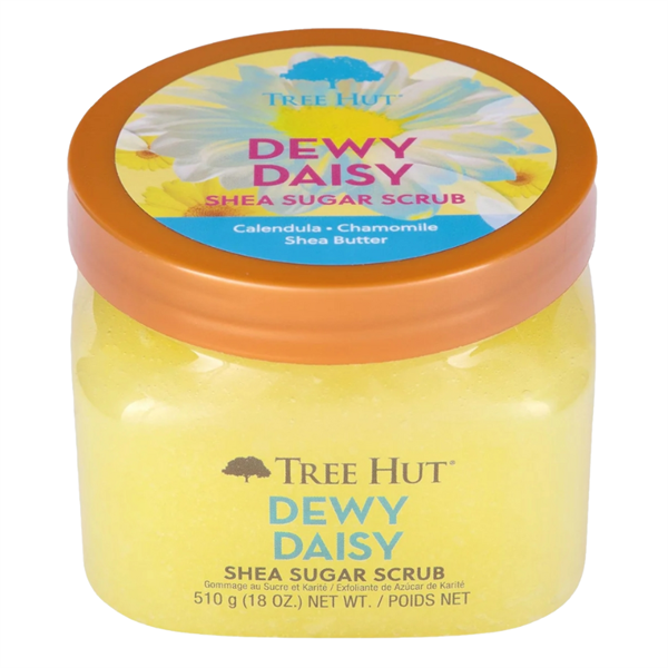 Tẩy tế bào chết cơ thể Tree Hut Dewy Daisy Shea Sugar Scrub 18Oz 510g