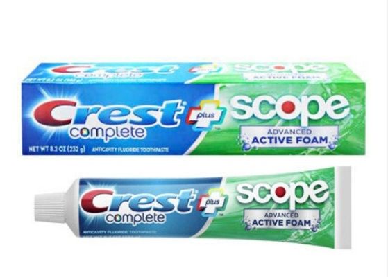 CT - Kem đánh răng Crest Plus Scope Outlast + Whitening Fluoride Anticavity Toothpaste 5.4Oz 153g