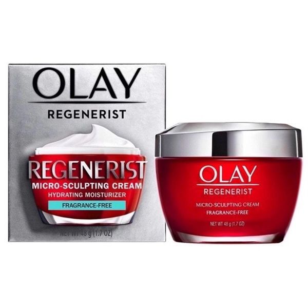 Kem dưỡng da mặt Olay Regenerist Anti-Aging Micro Sculpting Cream Fragrance Free 1.7Oz 48g