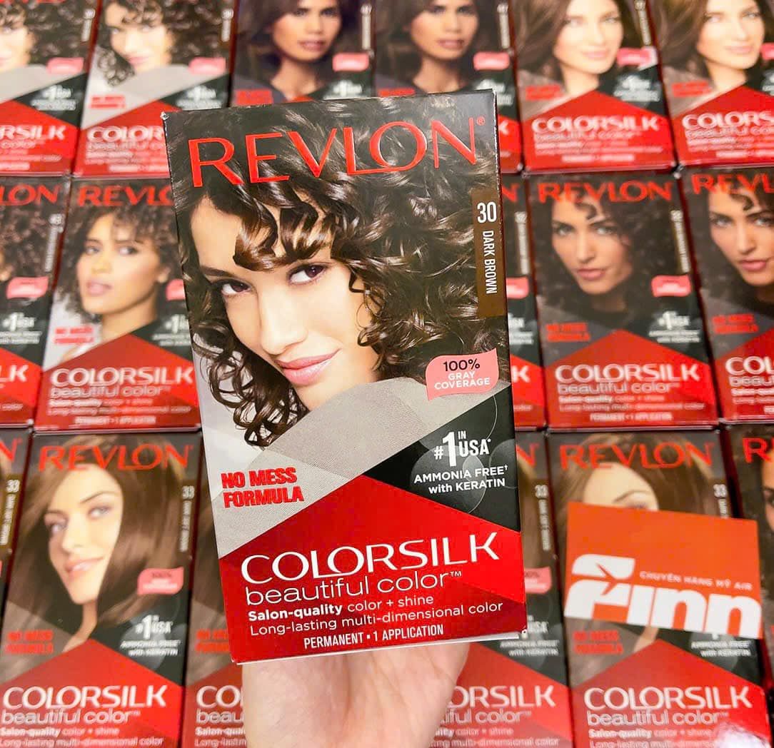 Thuốc nhuộm tóc Revlon Colorsilk Beautiful Color 30 Dark Brown