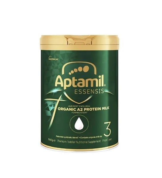 CT-9418783008037 Sữa Úc Aptamil Essensis Organic A2 Protein Stage 3 Toddler Formula 900g