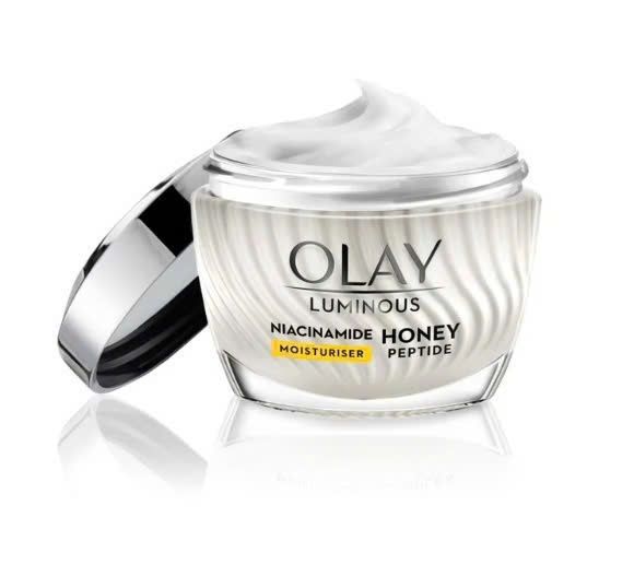 (SALE-SNL) ( Úc) Kem dưỡng da mặt Olay Luminous Niacinamide Honey Moisture Peptide 50g