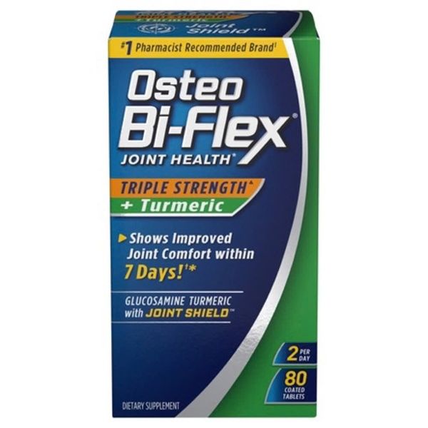 (SALE-SNL) Viên uống bổ sung xương khớp Osteo Bi-Flex Triple Strength Plus Turmeric Glucosamine 80 viên