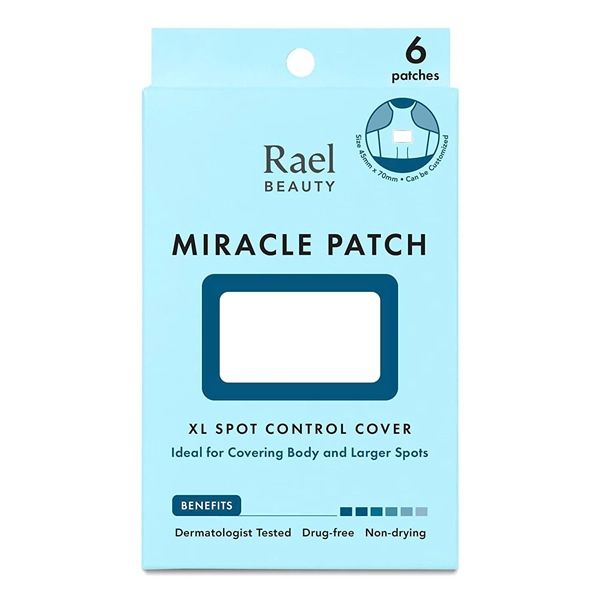 (SALE-SNL) Miếng dán mụn Rael Beauty Miracle XL Body + Face Acne Spot Control Cover Pimple Patch