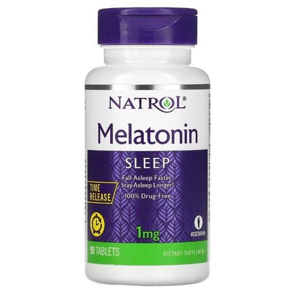 Viên Uống Hỗ Trợ Giúp Ngủ Ngon Natrol Melatonin Advanced Sleep Time Release 10mg 60 viên