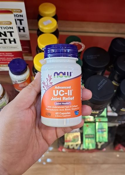 (SALE-T10/25) Viên uống bổ sung Now Advanced UC-II Joint Relief 60 viên