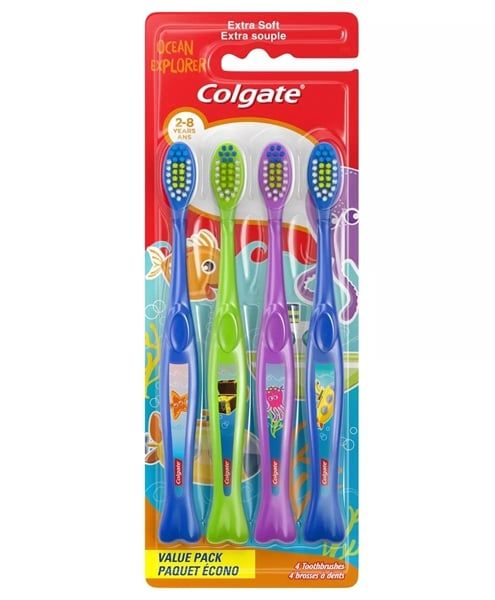 Set 4 bàn chải Colgate Kids Toothbrush - Ocean
