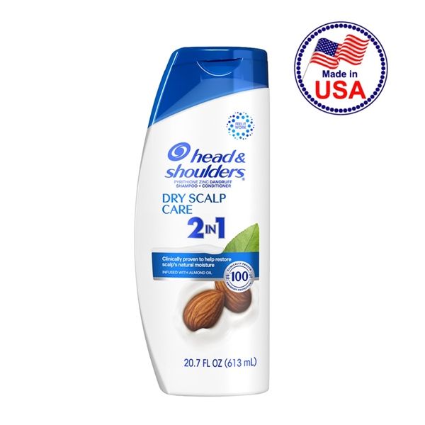 CT - Dầu gội xả Head & Shoulders Dry Scalp Care 2-in-1 Shampoo + Conditioner 613mL (20.7 FL OZ)