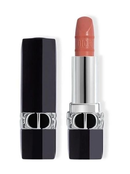 Son Dior 424 Nude Fauve Satin Màu Cam Đất 0.12Oz 3.5g