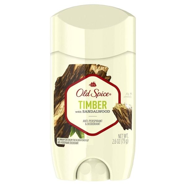 CT - Sáp khử mùi Old Spice Antiperspirant/Deodorant – Timber with Sandalwood & Cypress Dry-Feel 2.6 Oz 73g
