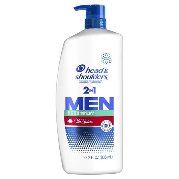 CT - Dầu gội xả Head & Shoulders Men 2-in-1 Pure Sport with Old Spice Dandruff Shampoo + Conditioner 28.2FL Oz 835 ml