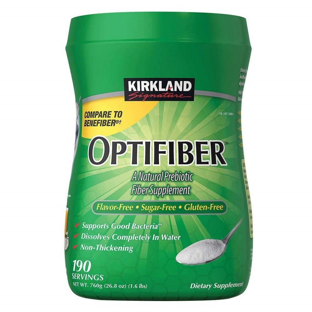 Bột hòa tan bổ sung chất xơ Kirkland Signature Optifiber Prebiotic Fiber Supplement 26.8Oz 760g