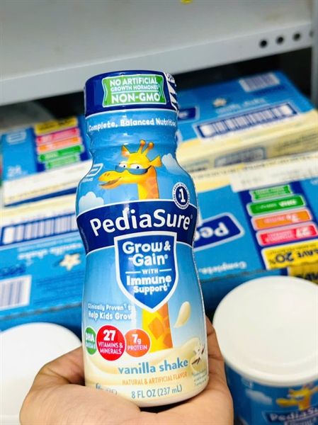 Sữa Mỹ Tách lẻ PediaSure Grow & Gain with Immune Support Vanilla Shake