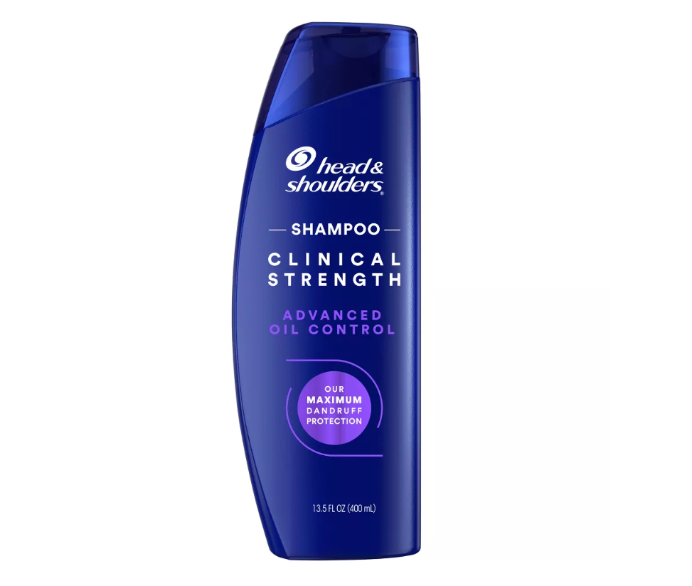 (Màu tím) Dầu gội cho da đầu gàu Head & Shoulders Clinical Strength Anti-Dandruff Citrus Shampoo for Advanced Oil Control 13.5 Oz 400ml