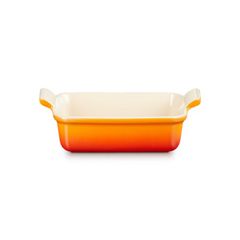 Thố nướng hình chữ nhật Le Creuset 19 x 13cm màu đỏ cam