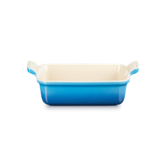 Thố nướng hình chữ nhật Le Creuset 19 x 13cm màu xanh marseille