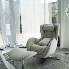Ghế massage Nouhaus Classic Chair with Ottoman màu Ash Gray