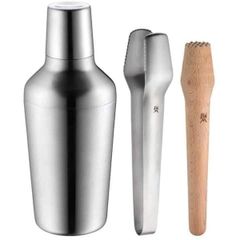 Set dụng cụ pha chế rượu WMF Clever & More Bar Set (gồm bình lắc, gắp đá, chày dầm)