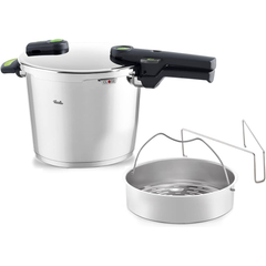 Áp suất Fissler 6L Vitaquick Green made in Germany kèm xửng hấp