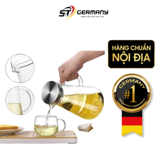 Bình đựng nước thủy tinh Sodasweet Germany 2,2L có tay cầm