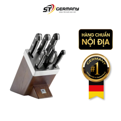 Bộ dao tự mài Zwilling Gourmet 7 món made in Germany màu nâu