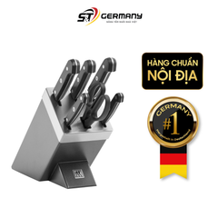 Bộ dao tự mài Zwilling Gourmet 7 món màu xám made in Germany