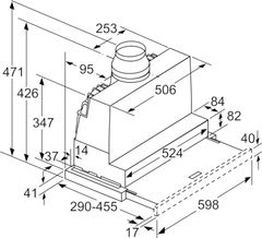 Hút mùi Bosch BOSCH DFR067A50