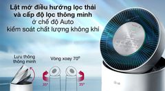 Lọc không khí 2 tầng LG AS303DWFA màu trắng