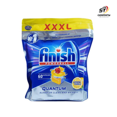 Viên Rửa Chén Bát Finish Quantum Túi xanh 60 Viên nội địa Đức