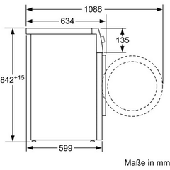 Máy sấy BOSCH WTX87E40 serie 8 9kg